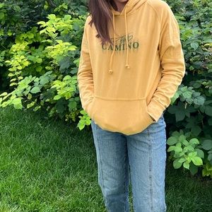 Yellow The Band Camino Hoodie Only Worn ONCE!!